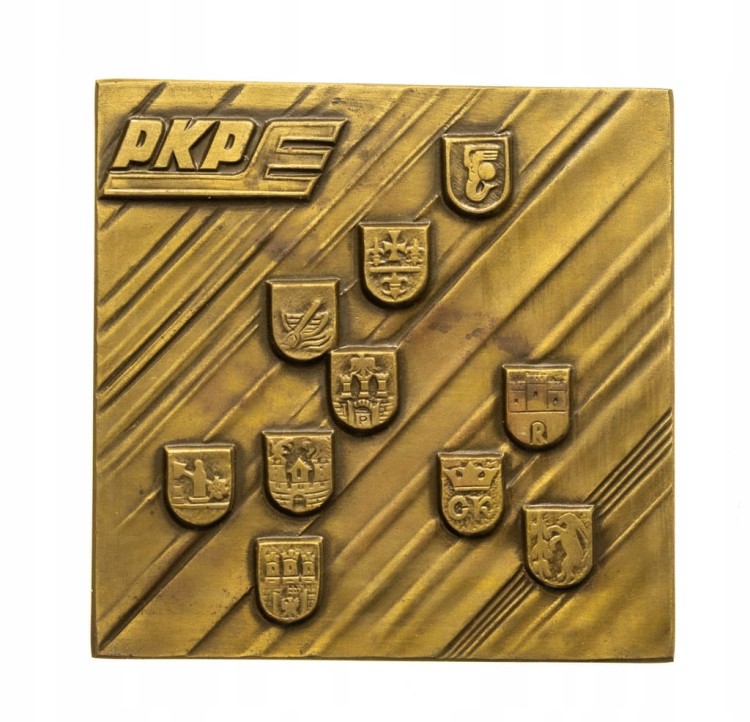 MEDAL BUDOWNICZYM CENTRALNEJ MAGISTRALI KOLEJOWEJ WARSZAWA - KATOWICE 1977