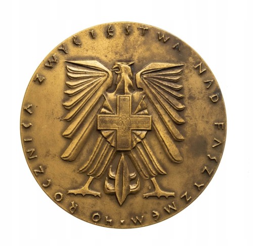 MEDAL 40 ROCZNICA ZWYCIĘSTWA NAD FASZYZMEM, VII KONGRES ZBOWID 1985