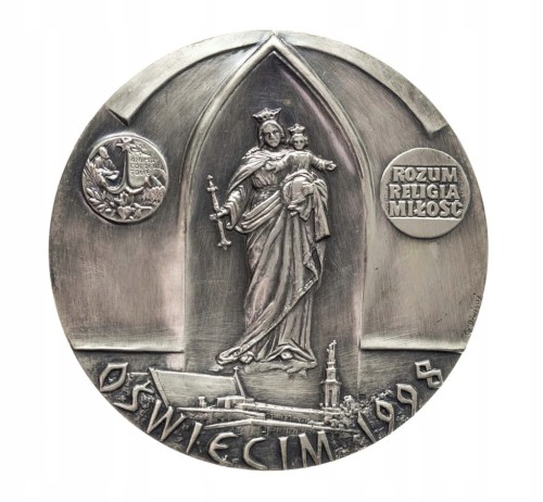 MEDAL ŚW. JAN BOSKO, 100 LAT DZIEŁA SALEZJAŃSKIEGO W POLSCE, OŚWIĘCIM 1998