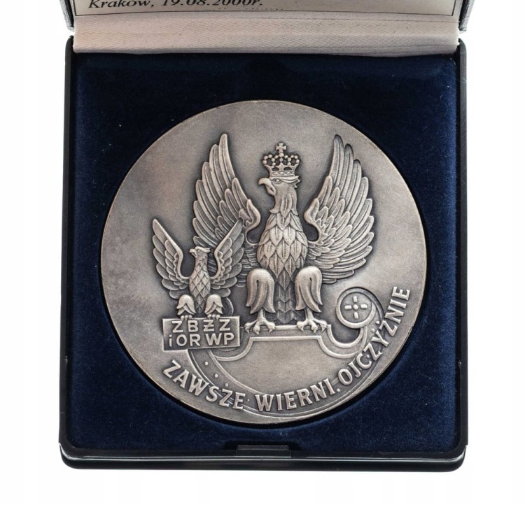 MEDAL ZWIĄZEK BYŁYCH ŻOŁNIERZY ZAWODOWYCH, KRAKÓW 2000