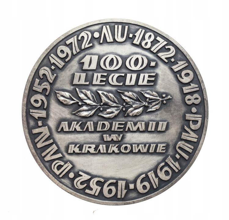 MEDAL 100 LAT AKADEMII W KRAKOWIE (PAU, AU, PAN)