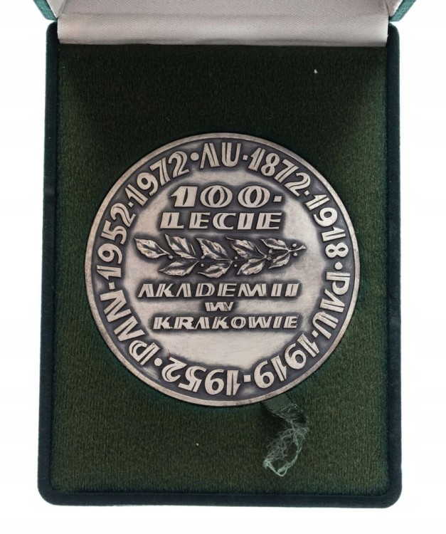 MEDAL 100 LAT AKADEMII W KRAKOWIE (PAU, AU, PAN)