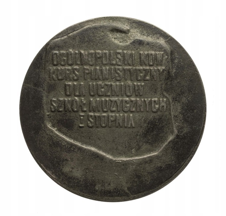 MEDAL KONKURS PIANISTYCZNY, SZKOŁA MUZYCZNA, NOWA SÓL 1979