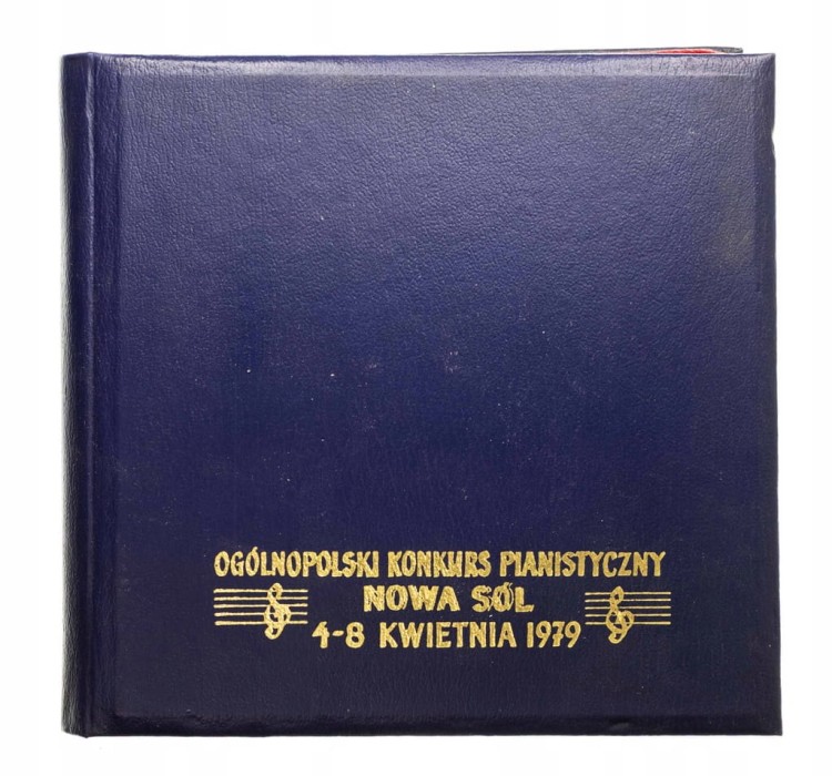 MEDAL KONKURS PIANISTYCZNY, SZKOŁA MUZYCZNA, NOWA SÓL 1979