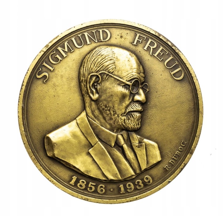 MEDAL SIGMUND FREUD, PSYCHOANALIZA, R. DUBOC FRANCJA