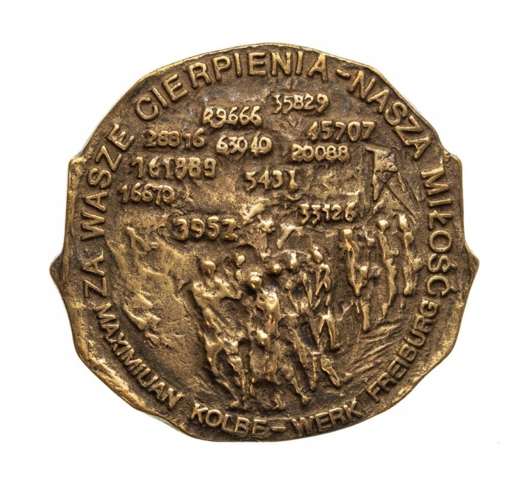 MEDAL ZA WASZE CIERPIENIA, 50 LAT WYZWOLENIA, MAXIMILIAN KOLBE 1995