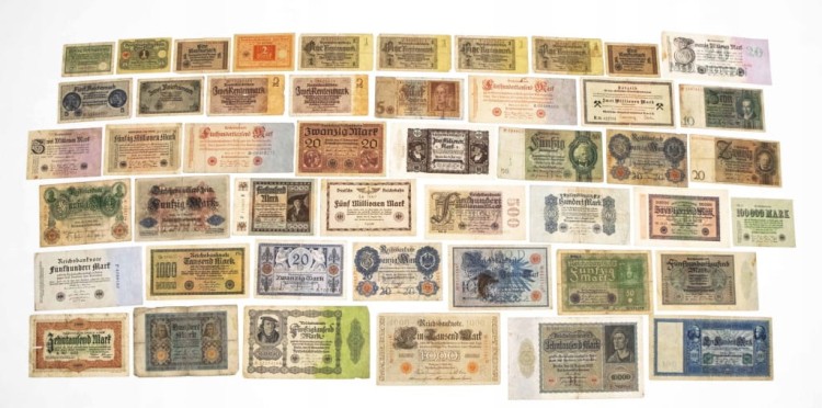 NIEMCY - ZESTAW BANKNOTÓW 1906-1942 (NR 5)