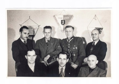STARA FOTOGRAFIA - ZWIĄZEK PIŁKI NOŻNEJ POZNAŃ, ŚLĄSK, SZCZECIN l. 40/50