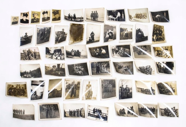 ZESTAW STARYCH FOTOGRAFII WOJSKOWYCH l. 50 PRL