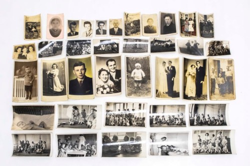 ZESTAW STARYCH FOTOGRAFII RODZINNYCH - POZNAŃ I OKOLICE II RP / PRL