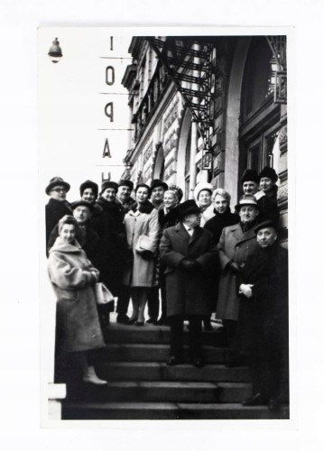 STARA FOTOGRAFIA - WYCIECZKA, MOSKWA 1966