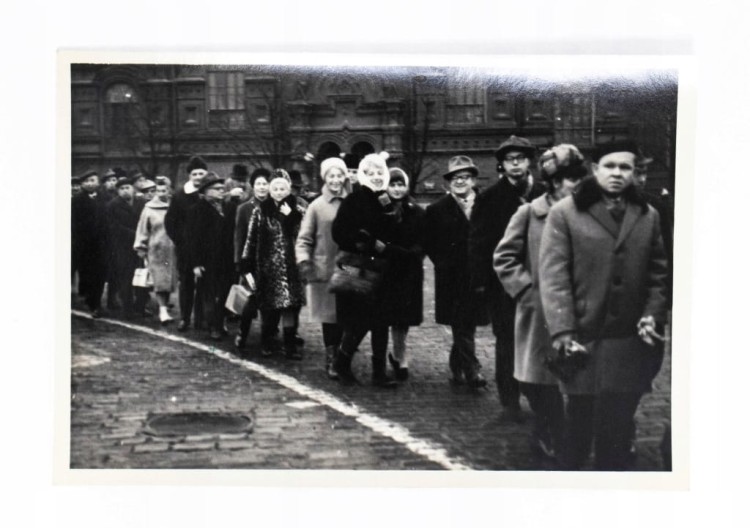 STARA FOTOGRAFIA - WYCIECZKA, MOSKWA 1966