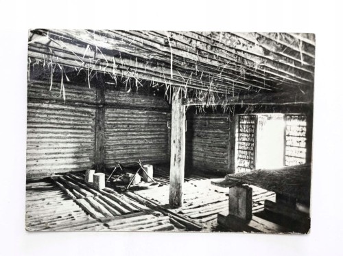 BISKUPIN - ZREKONSTRUOWANA CZĘŚĆ PRASŁOWIAŃSKIEGO OSIEDLA 1970
