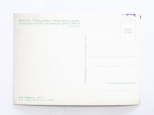 BISKUPIN - ZREKONSTRUOWANA CZĘŚĆ PRASŁOWIAŃSKIEGO OSIEDLA l. 60