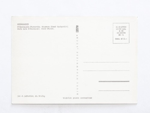 BYDGOSZCZ - FILHARMONIA, MUZEUM, TEATR l. 70
