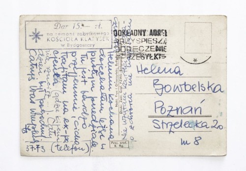 BYDGOSZCZ - 600 LAT MIASTA 1946, DAR NA REMONT KOŚCIOŁA KLARYSEK