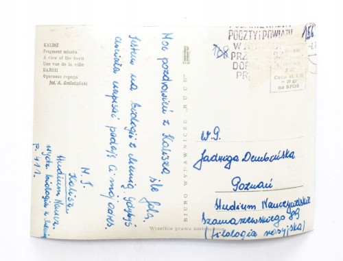 KALISZ - FRAGMENT MIASTA l. 50/60