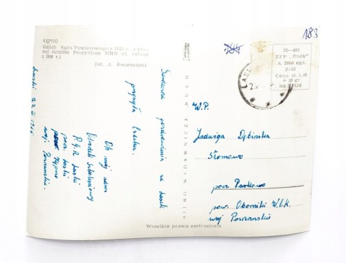 KĘPNO - GMACH SĄDU POWIATOWEGO, PREZYDIUM MRN, RATUSZ 1966