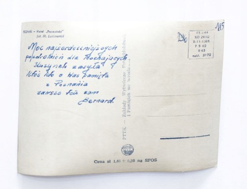 POZNAŃ - HOTEL POZNAŃSKI, KSIĘGARNIA ŚW. WOJCIECHA l. 60