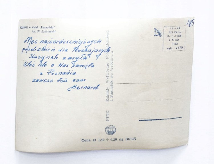 POZNAŃ - HOTEL POZNAŃSKI, KSIĘGARNIA ŚW. WOJCIECHA l. 60