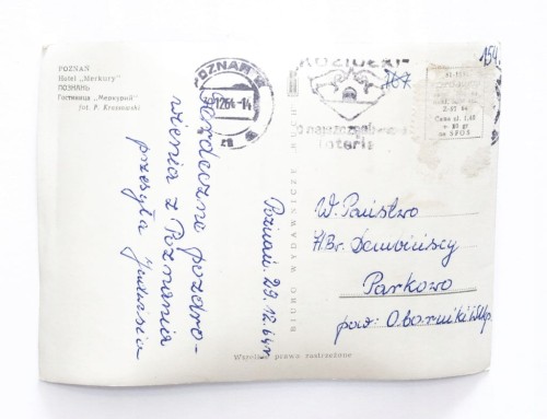 POZNAŃ - HOTEL MERKURY 1964