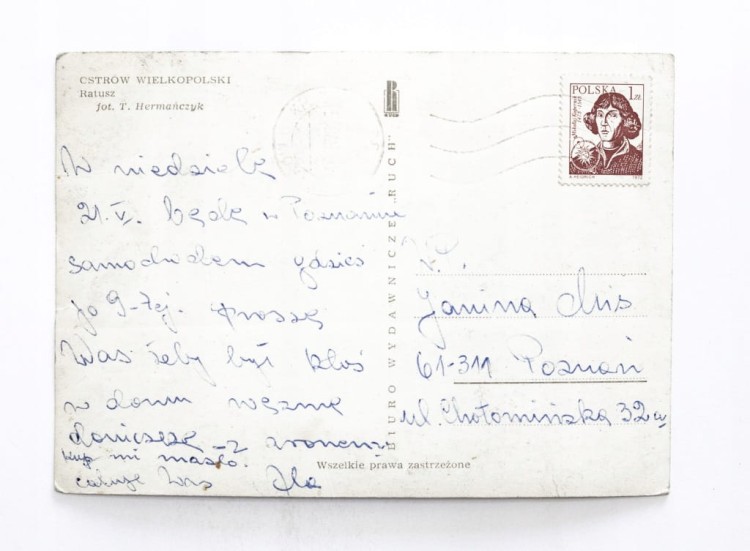 OSTRÓW WIELKOPOLSKI - RATUSZ 1978