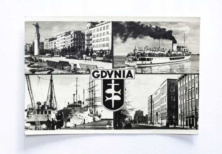 GDYNIA - MIASTO, STATEK PANNA WODNA, STATEK MAZOWSZE l. 50