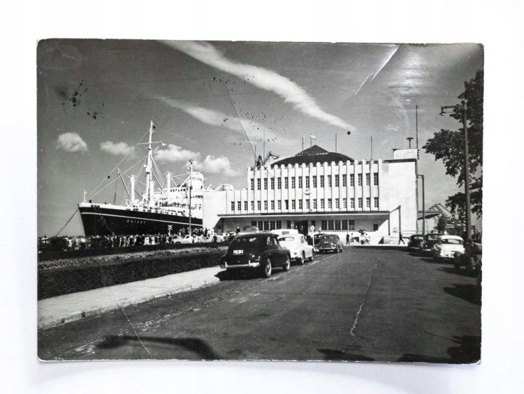 GDYNIA - PORT, DWORZEC MORSKI 1963