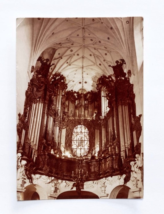 GDAŃSK, OLIWA - ROKOKOWE ORGANY W KATEDRZE l. 70