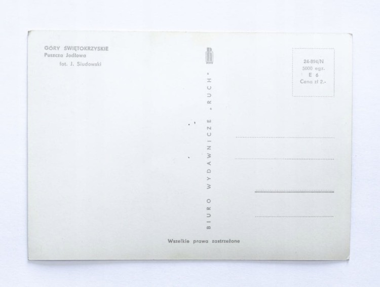GÓRY ŚWIĘTOKRZYSKIE - PUSZCZA JODŁOWA l. 60