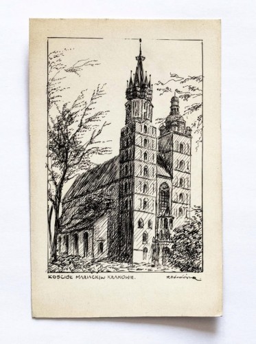 KRAKÓW - KOŚCIÓŁ MARIACKI l. 50/60