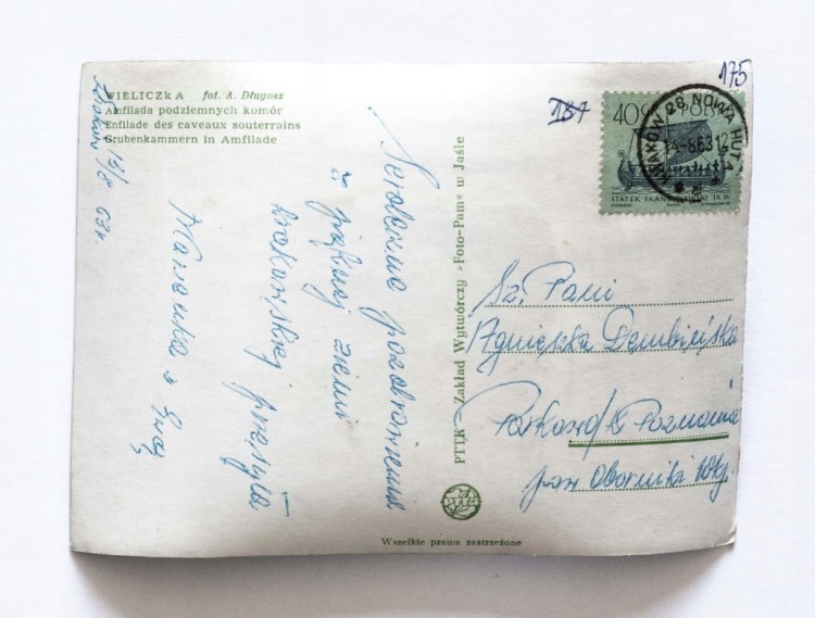 WIELICZKA - KOPALNIA SOLI, AMFILIADA PODZIEMNYCH KOMÓR 1963