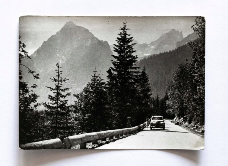 TATRY - DROGA DO MORSKIEGO OKA, SAMOCHÓD l. 70