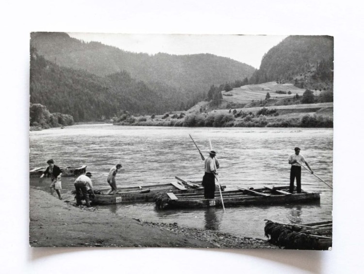 SZCZAWNICA NIŻNA - PRZYSTAŃ ŁODZI NA DUNAJCU 1962