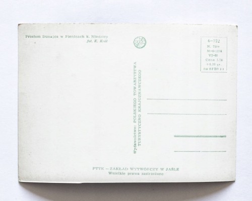 PIENINY - PRZEŁOM DUNAJCA KOŁO NIEDZICY l. 60
