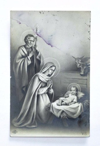 STARA POCZTÓWKA BOŻONARODZENIOWA - POZNAŃ 1938