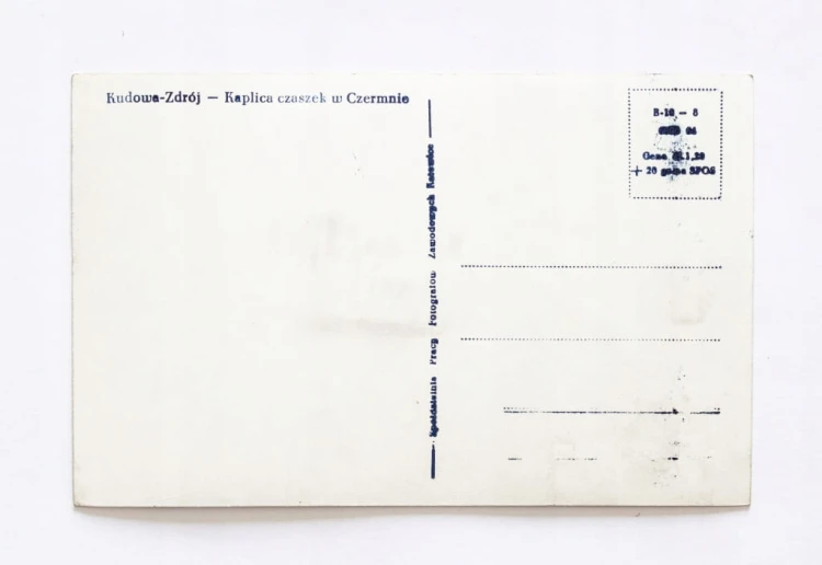 CZERMNA, KUDOWA ZDRÓJ - KAPLICA CZASZEK l. 50/60