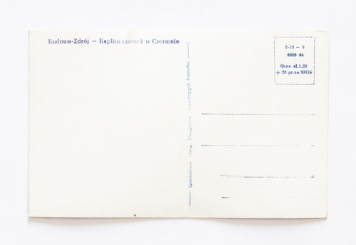 CZERMNA, KUDOWA ZDRÓJ - KAPLICA CZASZEK l. 50/60