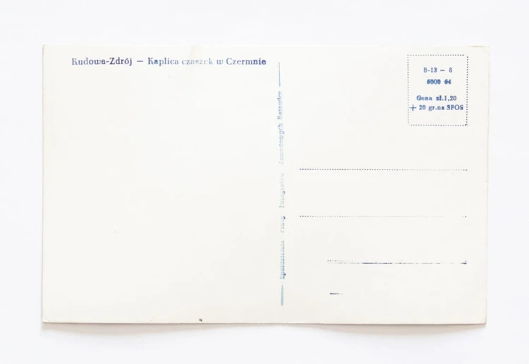 CZERMNA, KUDOWA ZDRÓJ - KAPLICA CZASZEK l. 50/60