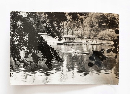 KUDOWA-ZDRÓJ - KAJAKI NA STAWIE W PARKU 1966