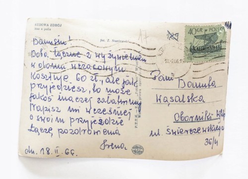 KUDOWA-ZDRÓJ - KAJAKI NA STAWIE W PARKU 1966