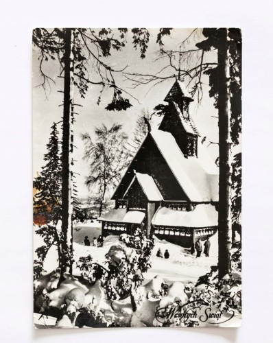 KARPACZ - WESOŁYCH ŚWIĄT, KOŚCIÓŁ WANG 1968