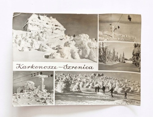 KARKONOSZE - SZRENICA, SCHRONISKO PTTK, WYCIĄG KRZESEŁKOWY 1975