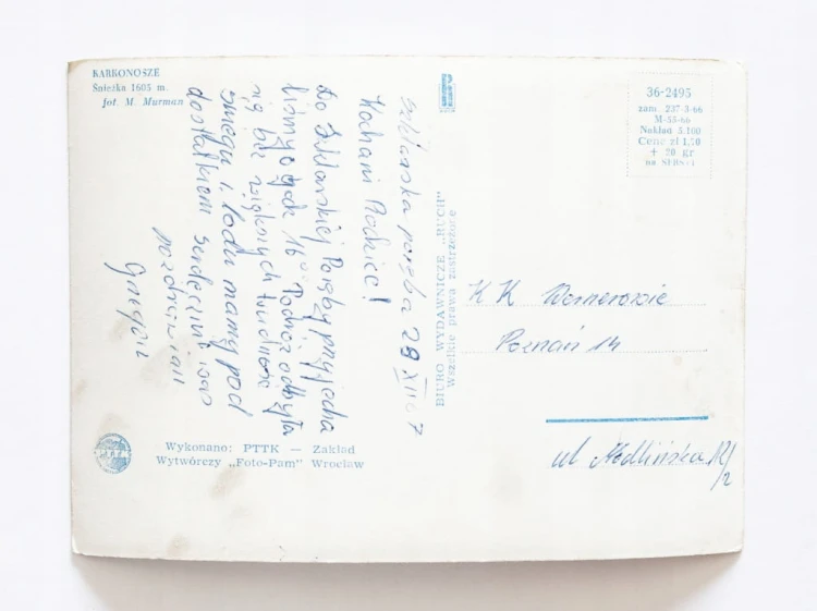 KARKONOSZE - ŚNIEŻKA 1967