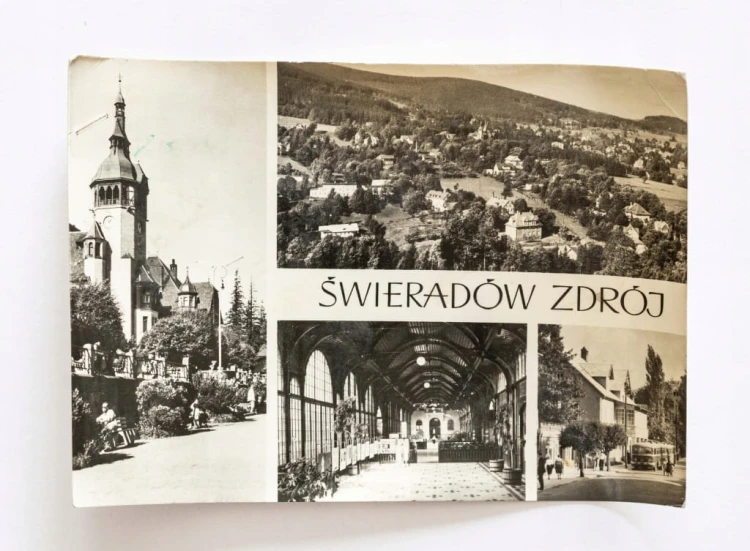 ŚWIERADÓW ZDRÓJ - DOM ZDROJOWY, HALA SPACEROWA, PANORAMA, AUTOBUS l. 60/70