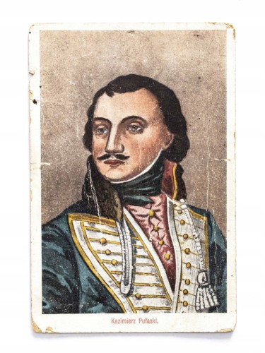 STARA POCZTÓWKA - KAZIMIERZ PUŁASKI, W. G. POZNAŃ II RP