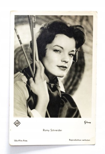 STARA POCZTÓWKA - AKTORKA ROMY SCHNEIDER l. 30/40