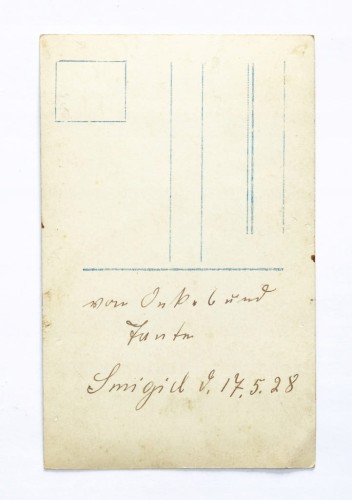 STARA POCZTÓWKA - KONFIRMACJA DZIEWCZYNKI, ŚMIGIEL 1928