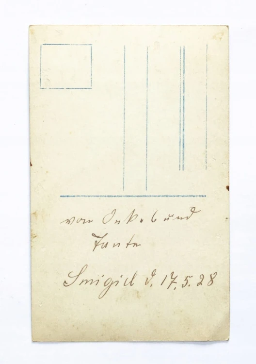 STARA POCZTÓWKA - KONFIRMACJA DZIEWCZYNKI, ŚMIGIEL 1928