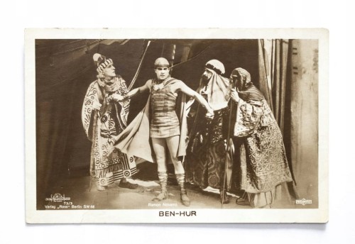 STARA POCZTÓWKA - ROMAN NOVARRO, BEN HUR l. 20/30